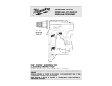 Milwaukee m18 cordless lithium-ion propex expansion tool kit - 2632-20 Manuel utilisateur