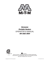 Mi-T-M MH-0092-0MIH Kerosene Indirect Ductable Heater Le manuel du propriétaire