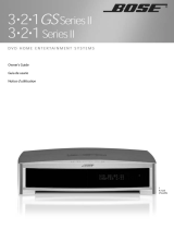 Bose 3.2.1 GS Series II, 3.2.1 Series II Manuel utilisateur