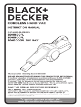 Black & Decker BDH1600PL Le manuel du propriétaire