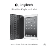 Logitech Ultrathin Keyboard Cover for iPad mini Guide de démarrage rapide