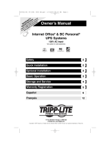 Tripp Lite Internet Office & BC Personal UPS Le manuel du propriétaire