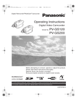Panasonic PV-GS120 Manuel utilisateur