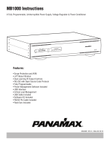 Panamax MB1000 Manuel utilisateur