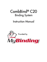 MyBinding GBC CombBind C20 Manuel utilisateur