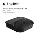 Logitech Mobile Speakerphone P710e Manuel utilisateur