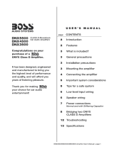 Boss Audio Systems Onyx Le manuel du propriétaire