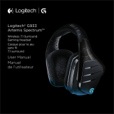 Logitech G933 Artemis Spectrum Wireless 7.1 Surround Gaming Headset Manuel utilisateur