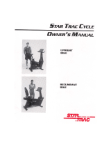 Star Trac Recumbent Bike 4400 Le manuel du propriétaire