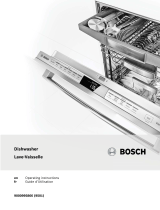 Bosch Evolution dishwasher 6+5 s/s Manuel utilisateur