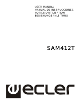 Ecler SAM612T Manuel utilisateur