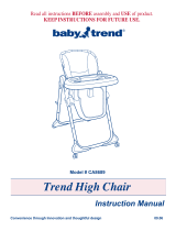 Baby Trend 8689 Le manuel du propriétaire