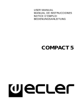 Ecler COMPACT 5 Manuel utilisateur