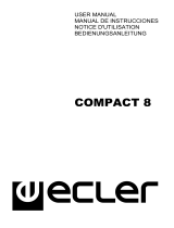 Ecler COMPACT 8 Manuel utilisateur