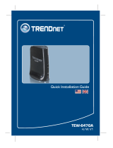 Trendnet 300Mbps Wireless N Gigabit Router Manuel utilisateur