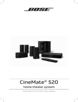 Bose® cinemate 520 home theater system Le manuel du propriétaire