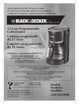 Black and Decker Appliances DCM3200B Mode d'emploi
