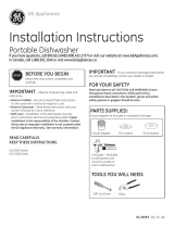 GE GSC3500DWW Guide d'installation