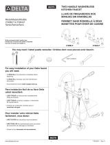 Delta Faucet 21996LF-OB Guide d'installation