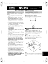 Yamaha NS-333 Le manuel du propriétaire