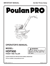 Poulan HDF900 Manuel utilisateur