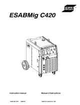 ESAB Mig C420 Manuel utilisateur