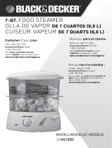 Black and Decker Appliances HS1050 Manuel utilisateur