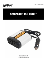 Wagan Smart AC 150 USB Manuel utilisateur