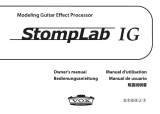 Vox StompLab 1G Le manuel du propriétaire