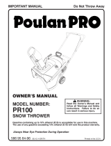 Poulan Pro PR100 Le manuel du propriétaire