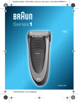 Braun 190, Series 1 Manuel utilisateur