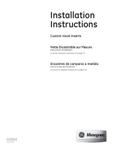 GE ZVC48LSS Guide d'installation