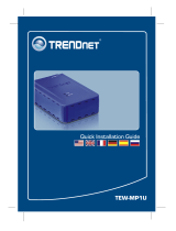 Trendnet TEW-MP1U Manuel utilisateur