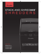 MyBinding Swingline Stack-and-Shred 80X Hands Free Shredder Manuel utilisateur