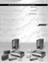 Bose 3-2-1 GS system Le manuel du propriétaire