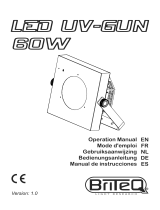 Briteq Led UV-GUN 60W Le manuel du propriétaire