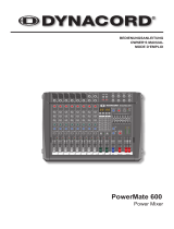 DYNACORD PowerMate 600 Le manuel du propriétaire