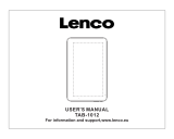 Lenco Tab 1012 Le manuel du propriétaire