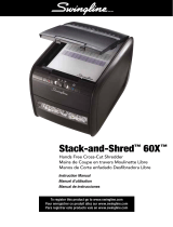 Swingline Stack-and-Shred 60X Manuel utilisateur