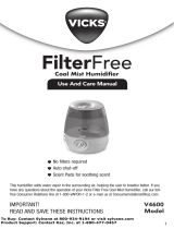 Vicks V4600 FilterFree Mode d'emploi