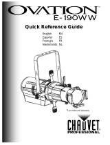 Chauvet OVATION E-190WW Guide de référence