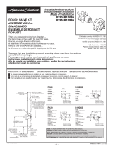 American Standard R128 Guide d'installation