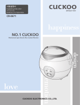 Cuckoo CR-0671V Le manuel du propriétaire