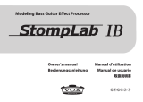 Vox Stomplab 1B Le manuel du propriétaire