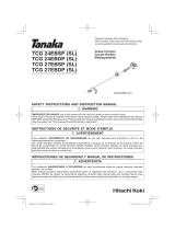 Tanaka TCG24EBDP Heavy-Duty 23.9cc Split-Boom Grass Trimmer Le manuel du propriétaire