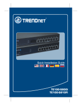 Trendnet TE100-S800I Le manuel du propriétaire