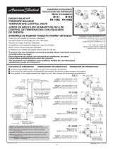 American Standard R119SS Guide d'installation