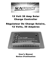 Sunforce 30 Amp, 12-Volt Solar Charge Controller Manuel utilisateur