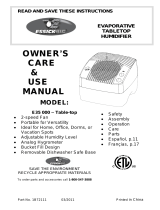 Essick E35 000 E35 Owners Care And Use Manual