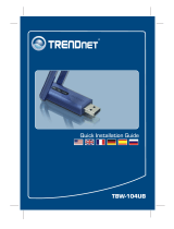 Trendnet TBW-104UB Quick Installation Guide